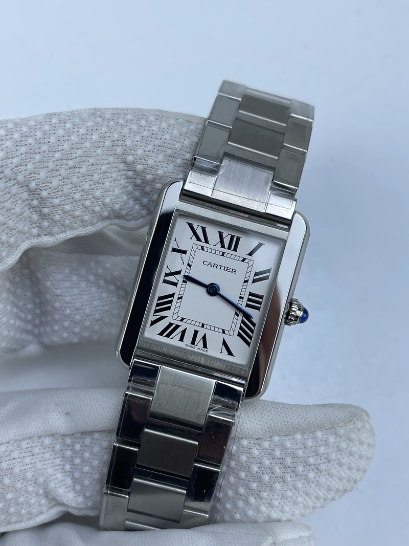 (준비완료/특급배송)NO.2836/K11공장 24mm 까르띠에 탱크솔로 스틸 브슬