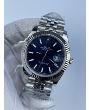 (준비완료/특급배송)NO.3253/롤렉스 데이저스트 41 블루 바 인덱스 126334 QP공장